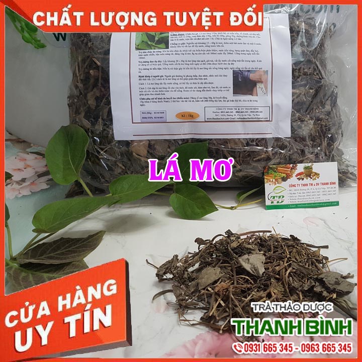 Combo 2kg lá mơ khô - hàng công ty 100% tự nhiên uy tín