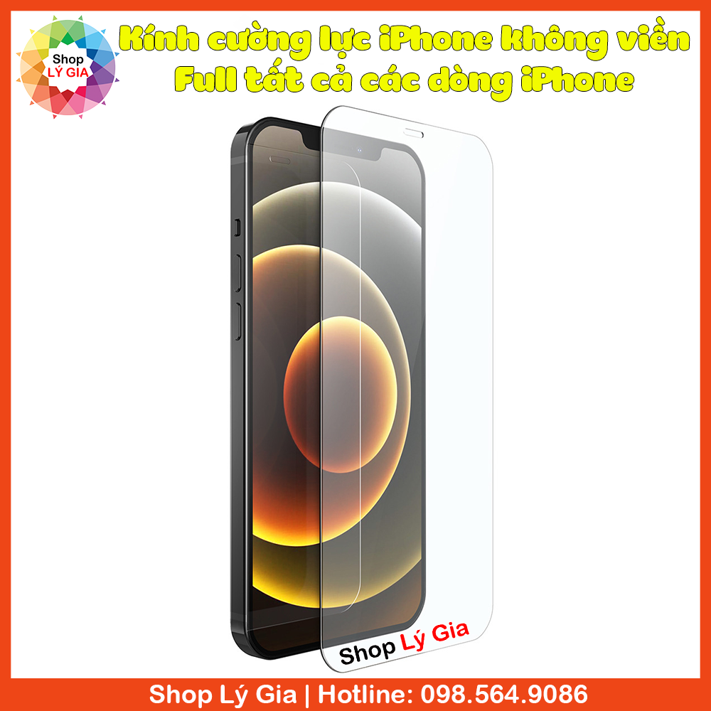 Kính cường lực iPhone không viền | iPhone 15 Pro Max/14 Plus/13 Pro Max/13 Mini/12/12 Pro Max/11/11 Pro Max/X/XR/XS Max/8/7/6