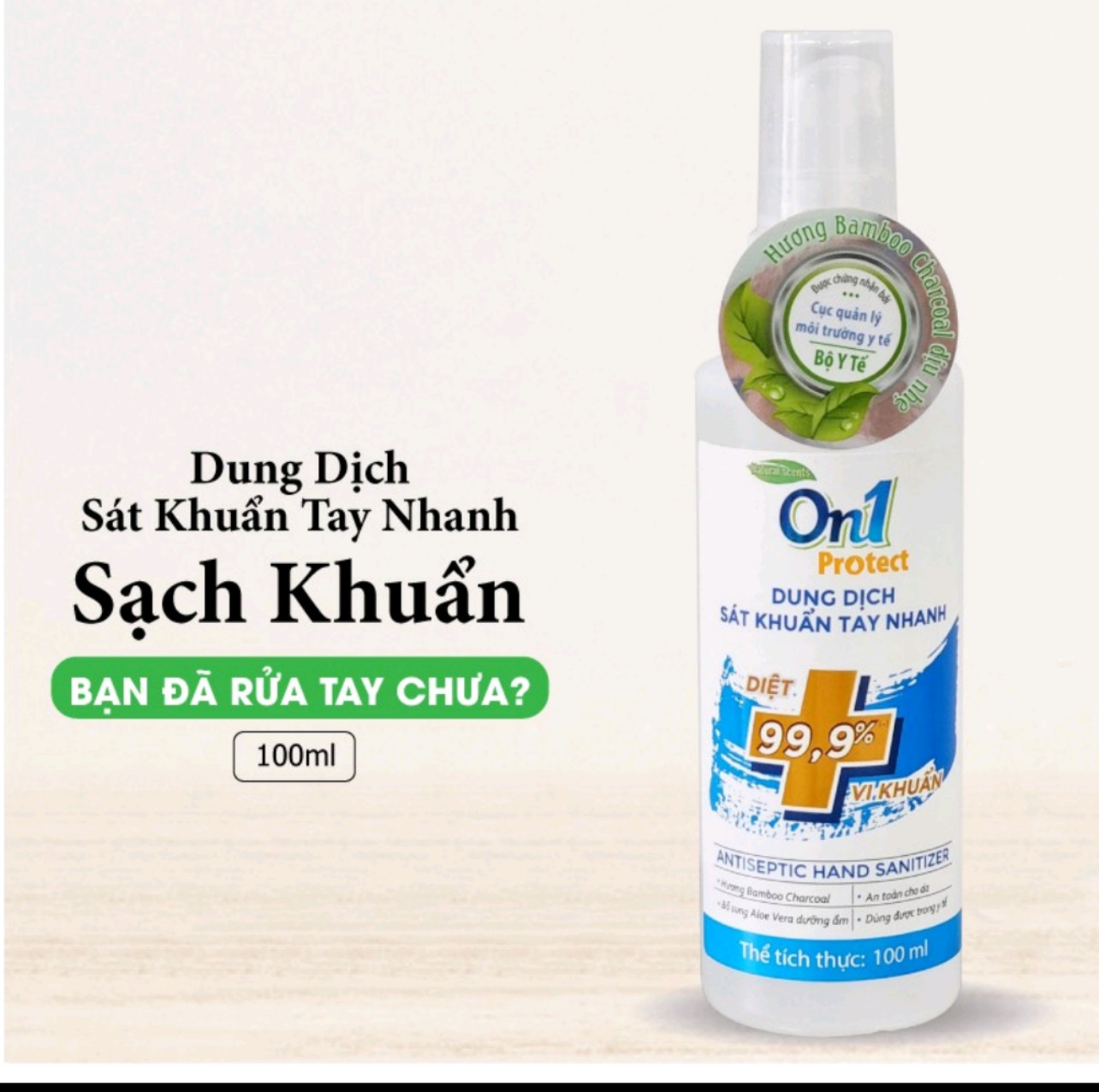[HCM]combo 10 chai dung dịch sát khuẩn on1 100ml