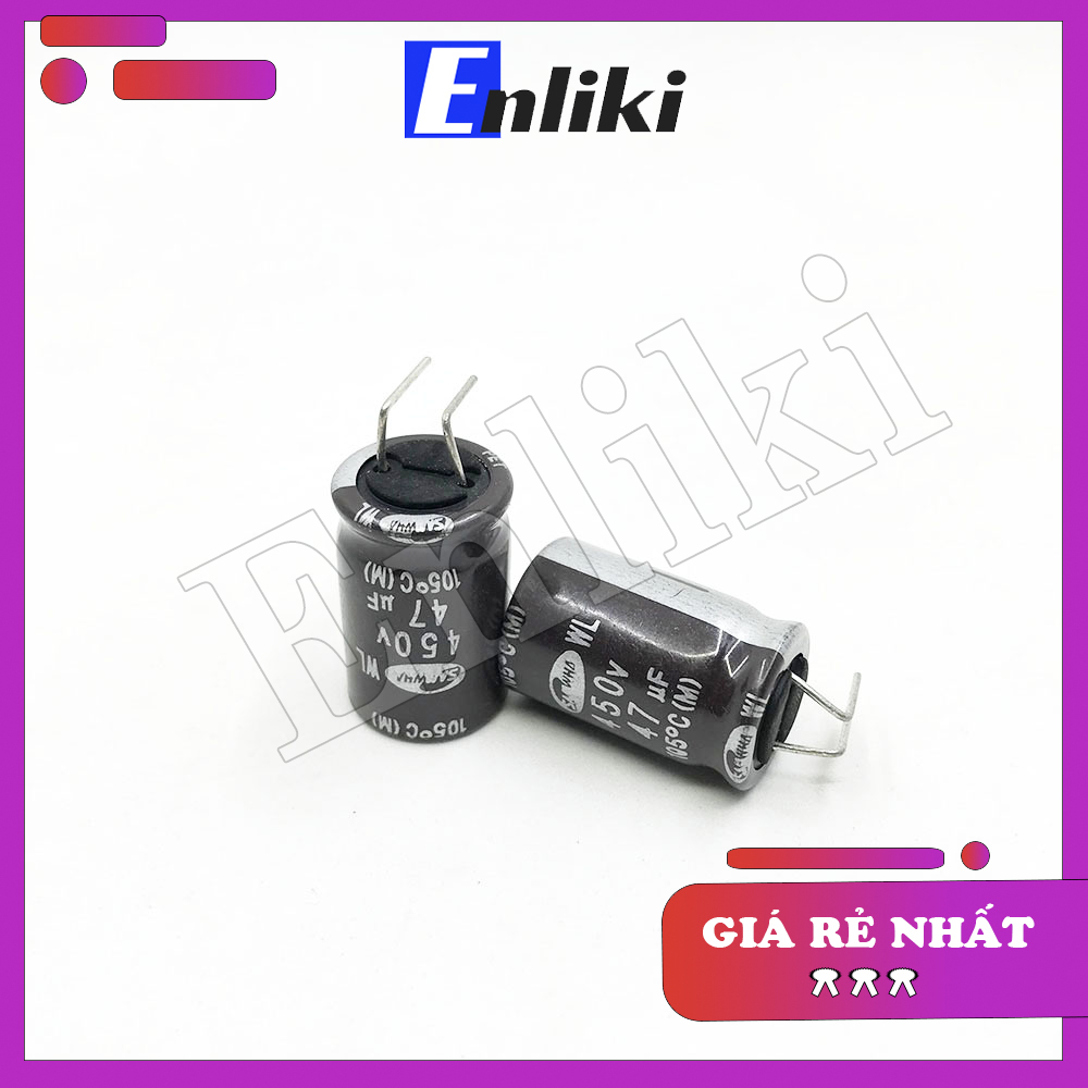 Tụ 47uF SAMWHA 450V (16x35mm)