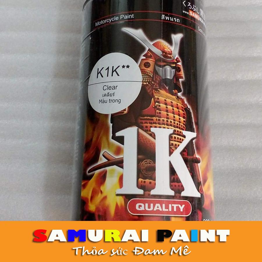 Sơn samurai - Chai phủ bóng trong K1K samurai