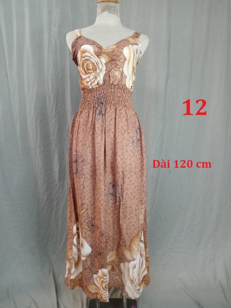 Maxi 2 dây Lanh Thái