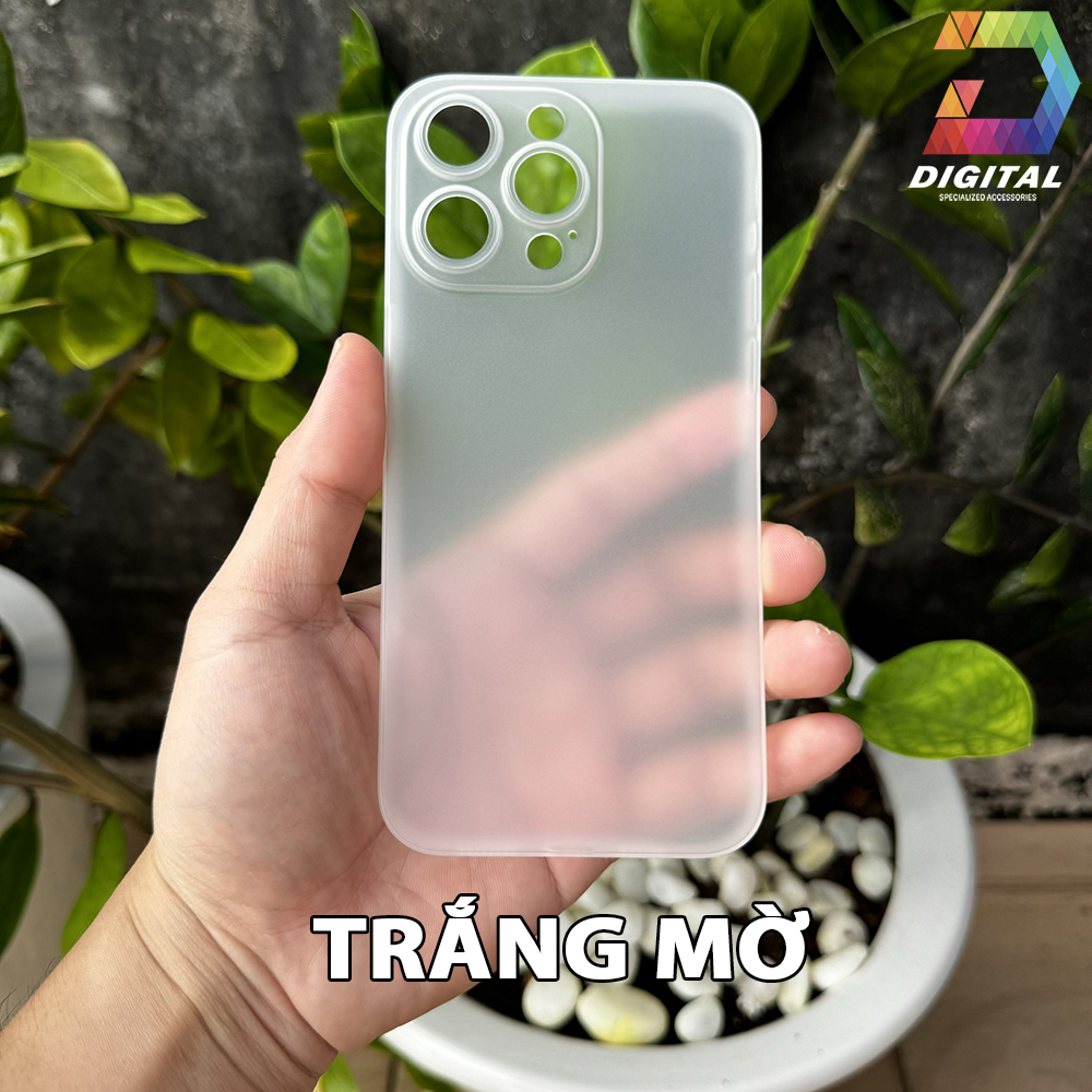 Combo of 2 Ultra Thin Unibody Matte Clear Cases for iPhone 15 Pro Max
