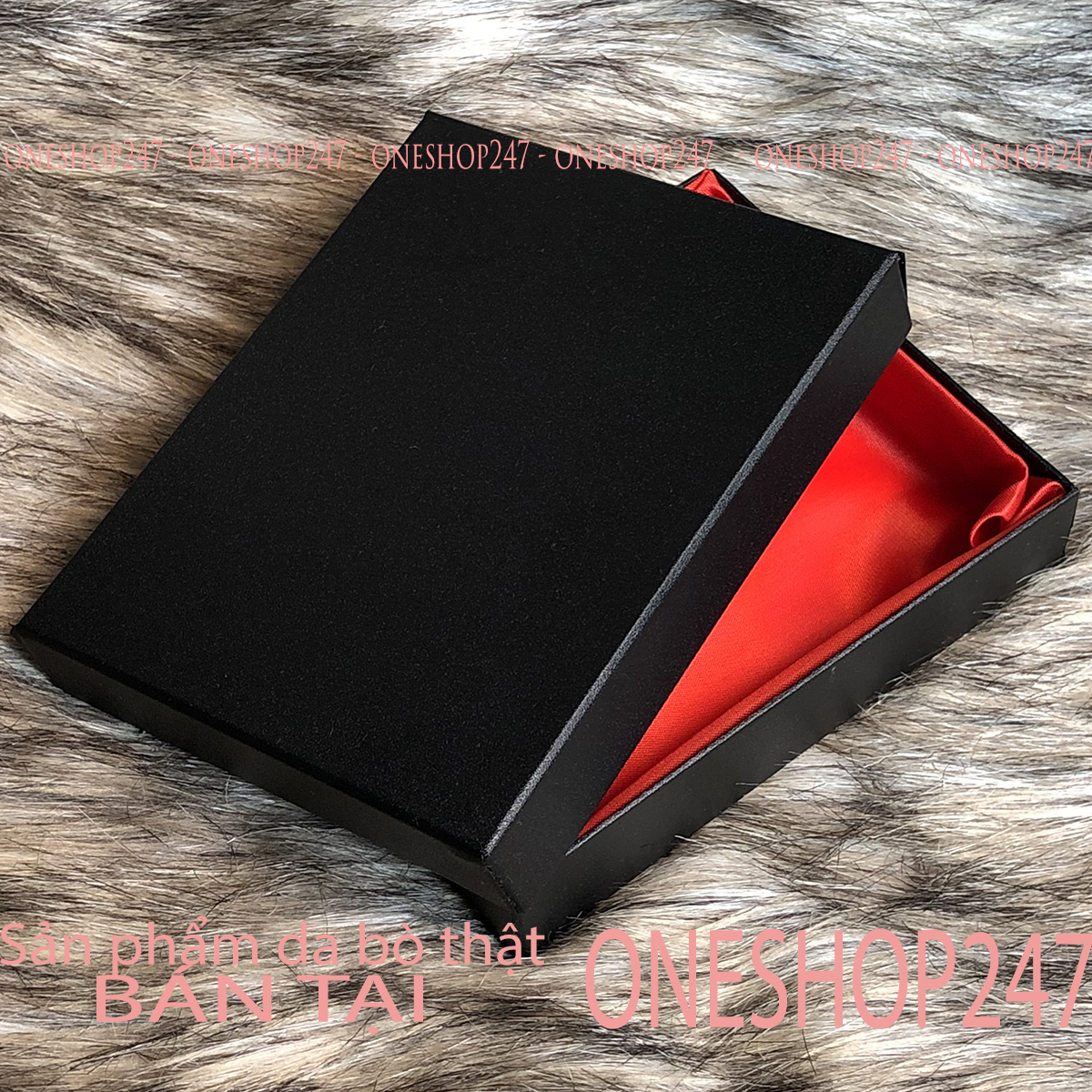 Bóp ví da bò vân cá sấu 100% da bò thật C2V ONESHOP247