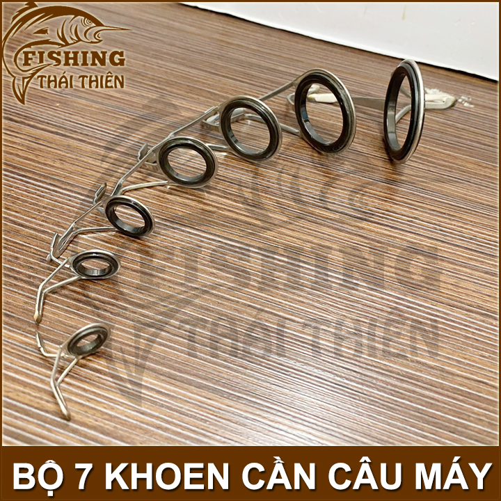 Bộ 7 Chiếc Khoen Dùng Cho Cần Câu Máy