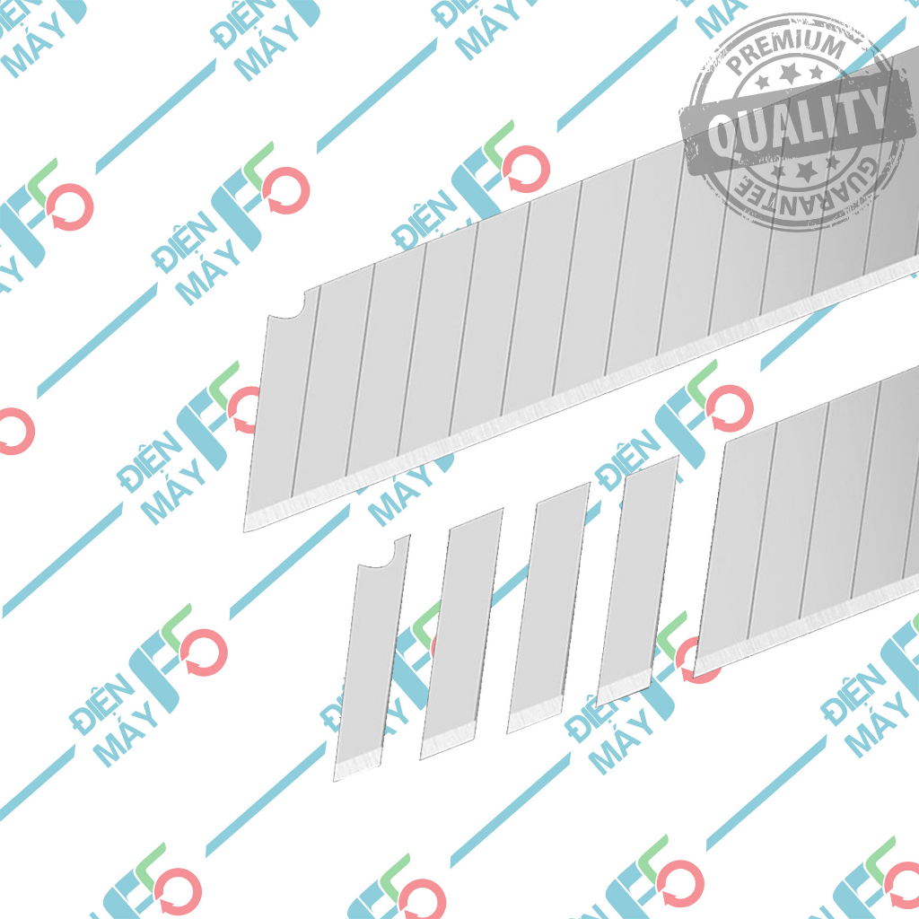 DMF5 LƯỠI DAO RỌC GIẤY thay thế loại lớn (Hộp 10 lưỡi)