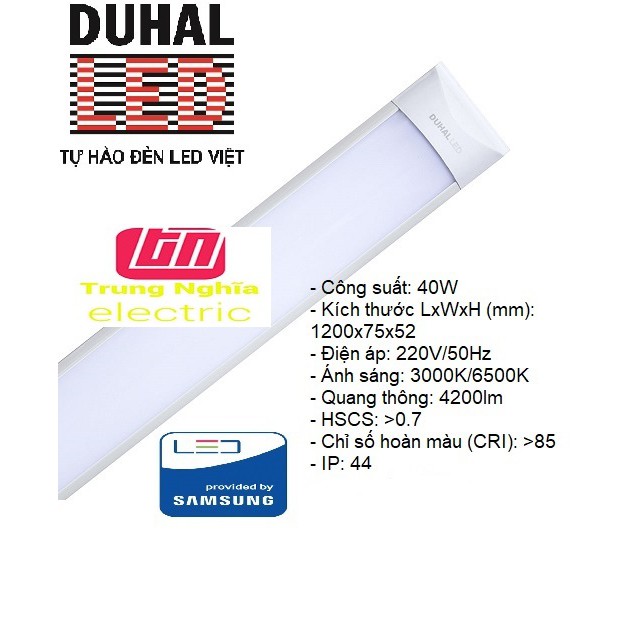 [GIÁ HUỶ DIỆT] ĐÈN ỐP TRẦN LED CHỤP MICA DUHAL 40W - 1m2 - KDLD840
