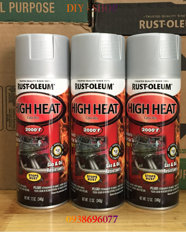Sơn Chịu Nhiệt Độ Cao - High Heat 1093°C ( Sơn chịu nhiệt cao cấp đến từ Mỹ )
