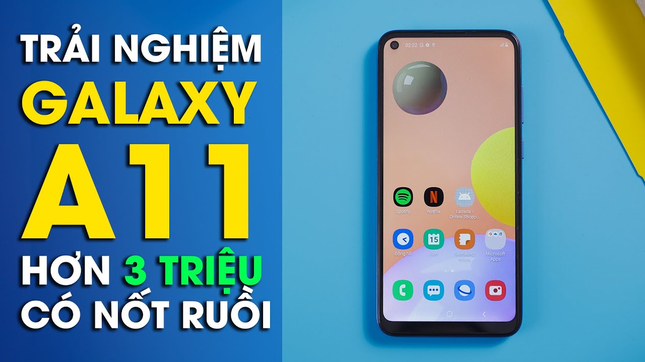Điên thoại samsung A11 chính hãng
