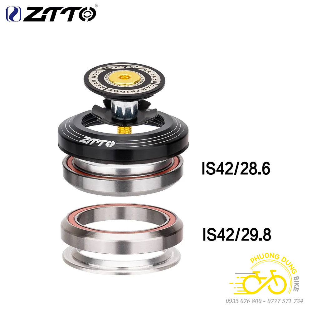Zitto 4242S 42mm Bicycle Bearing Cup and Bowl