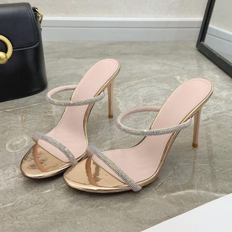 Giày cao gót nhọn 9p 2 quai mảnh xoàn ngang sang chảnh - G74