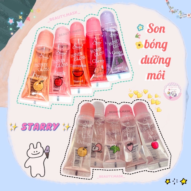 [HOÀN TIỀN 15%] Son bóng dưỡng môi Starry - HONEY GLOSS