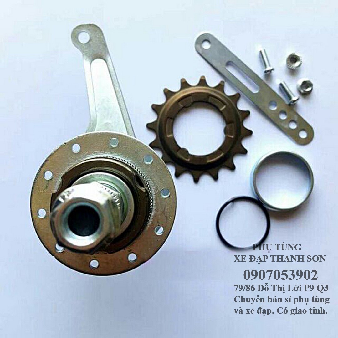 Đùm Sau Xe Đạp FIXED GEAR single (Moay Ơ) 32/36 lỗ CAO CẤP