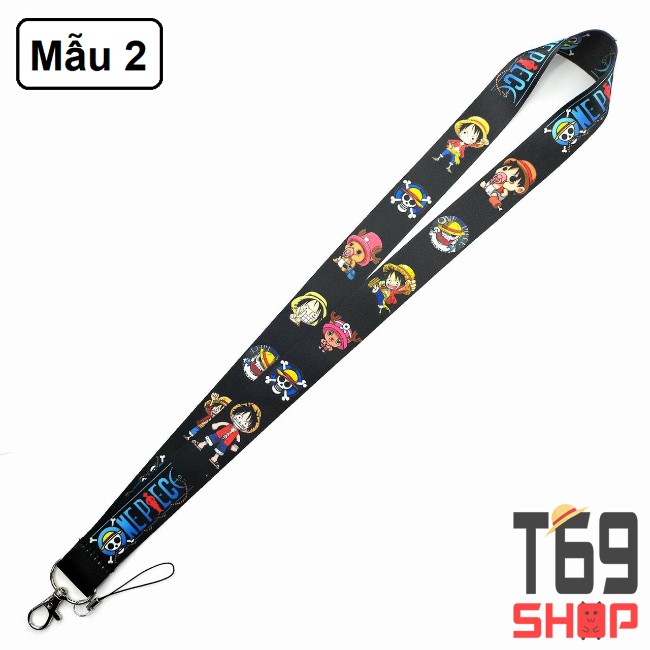 Móc khóa dây strap, dây đeo thẻ anime One Piece [T69 Shop]