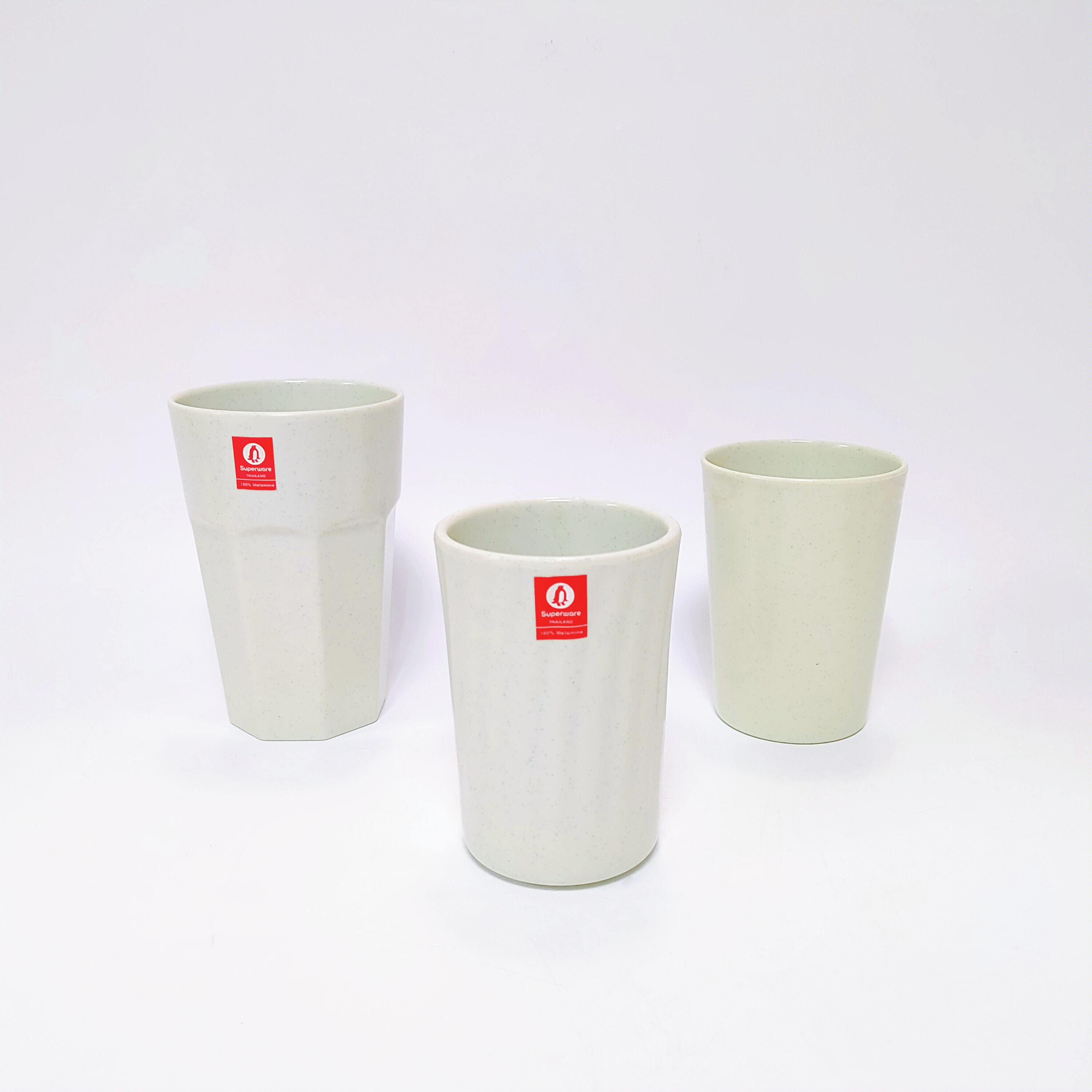 Bộ cốc SUPERWARE Nhựa phíp 100% melamine Xanh Đá