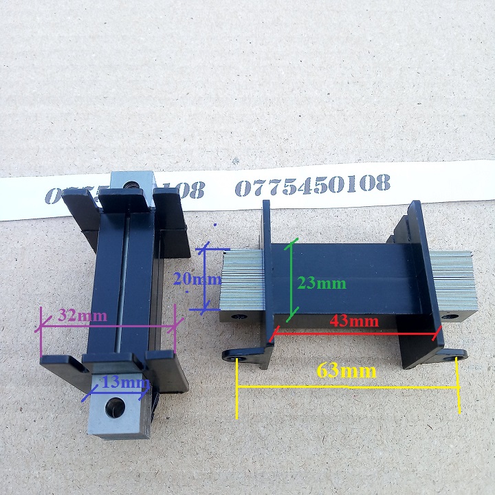 KHUÔN QUẤN CUỘN CẢM ĐEN LỚN - 2 CÁI