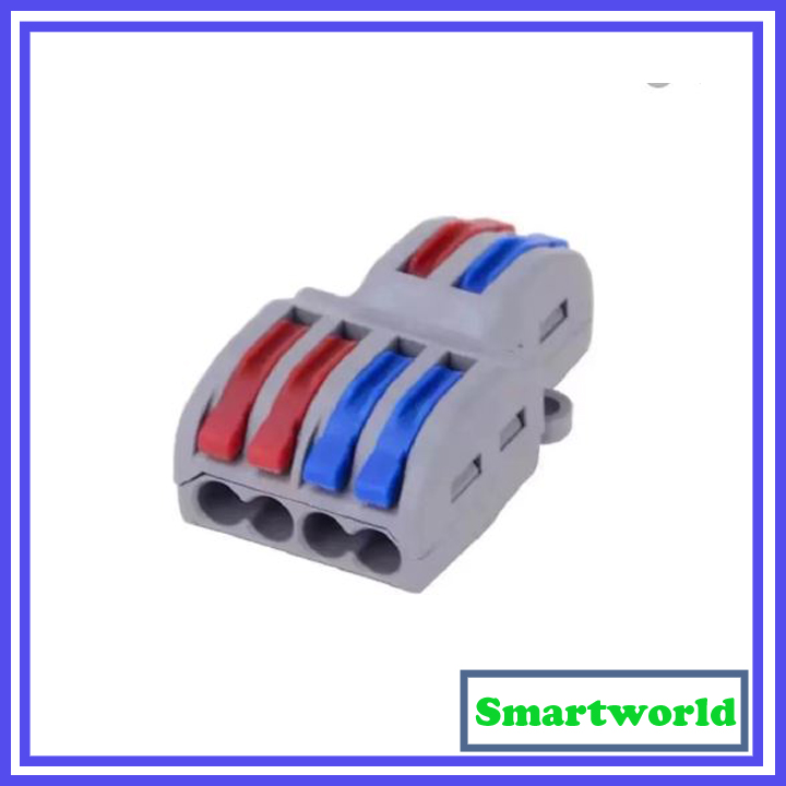 10 Đầu nối cáp đầu nối dây điện nhanh 2 cực 1 ra 2 SPL-42