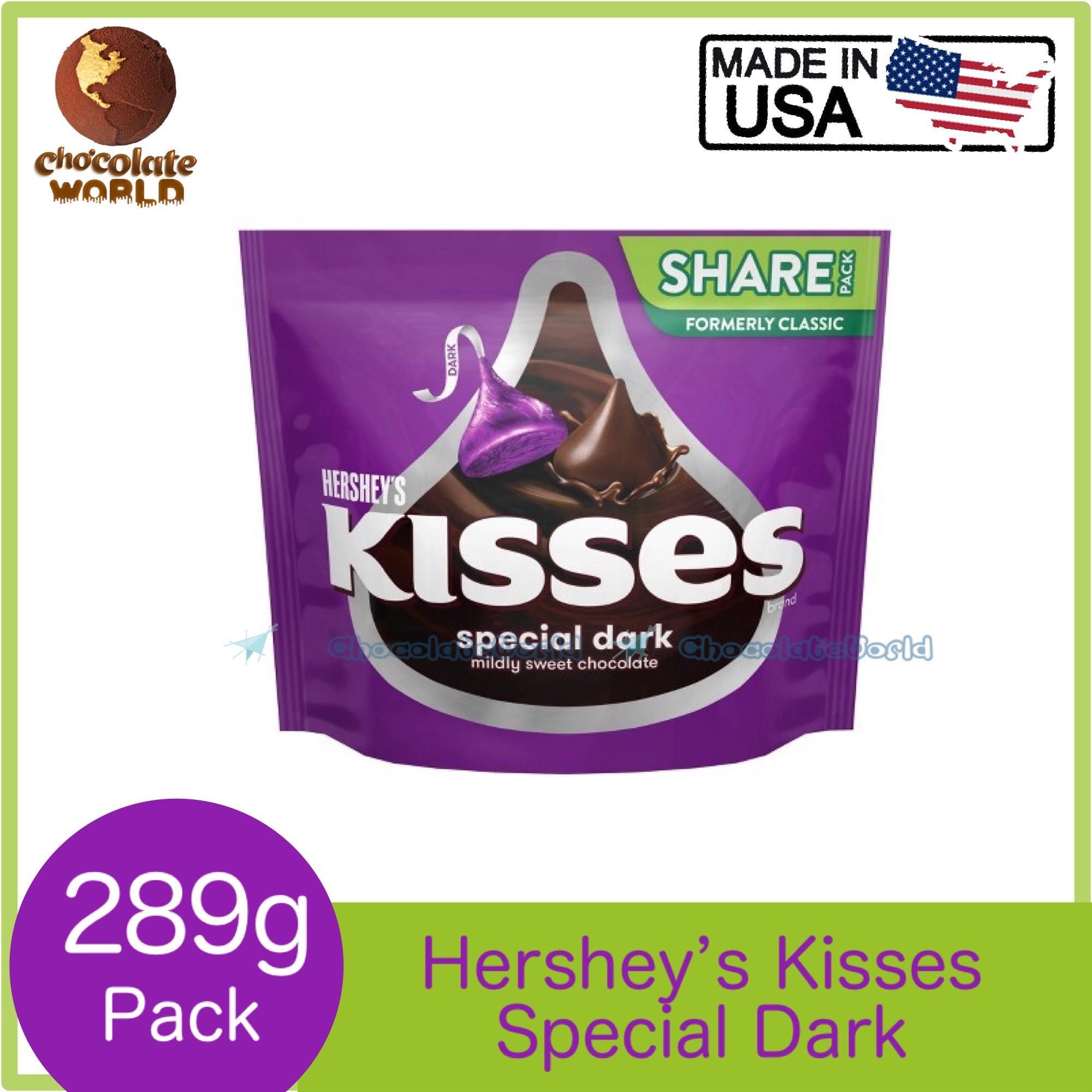 Socola  Hershey's Kiss ú tím đắng ( mẫu mới 283g )