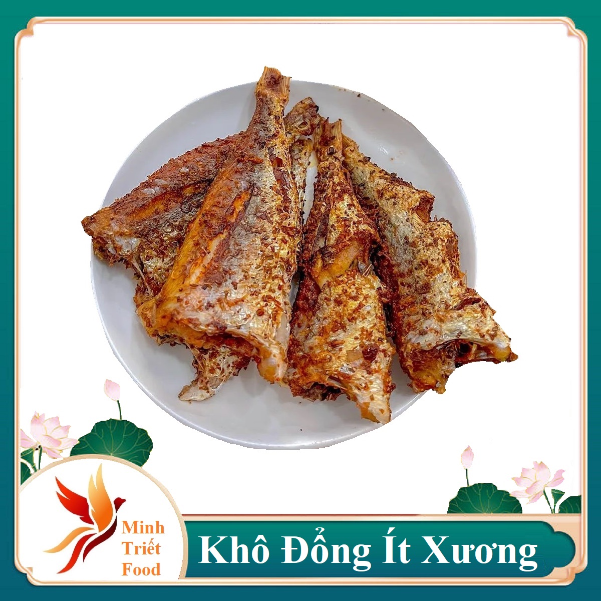 KHÔ CÁ ĐỔNG ÍT XƯƠNG, THỊT BÉO ,  THƠM NGON  ĐẶC SẢN MINH TRIẾT 500GR
