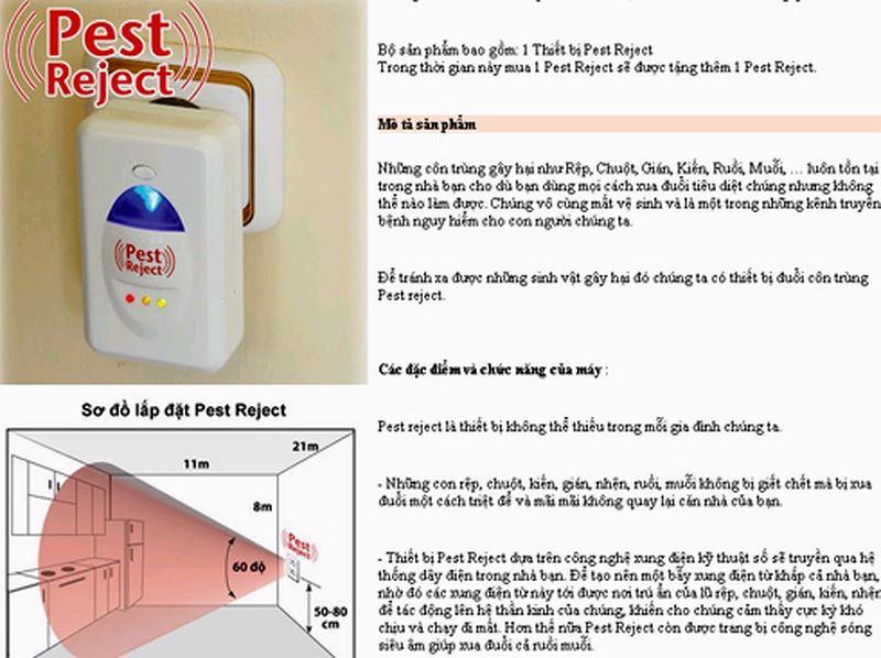 [HCM]Máy đuổi côn trùng Pest Reject