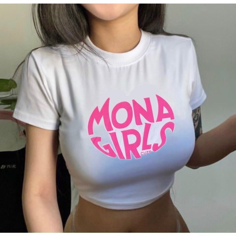 Áo thun croptop Mona Girls A1310