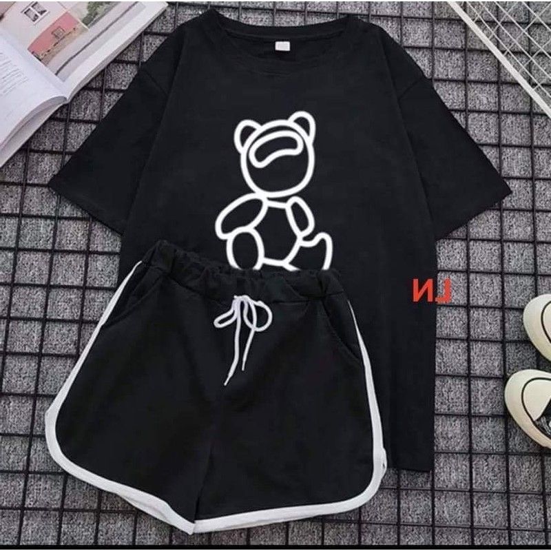 SÉT BỘ GẤU NGHIÊNG ĐẦU CƯỜI SIÊU KUTE