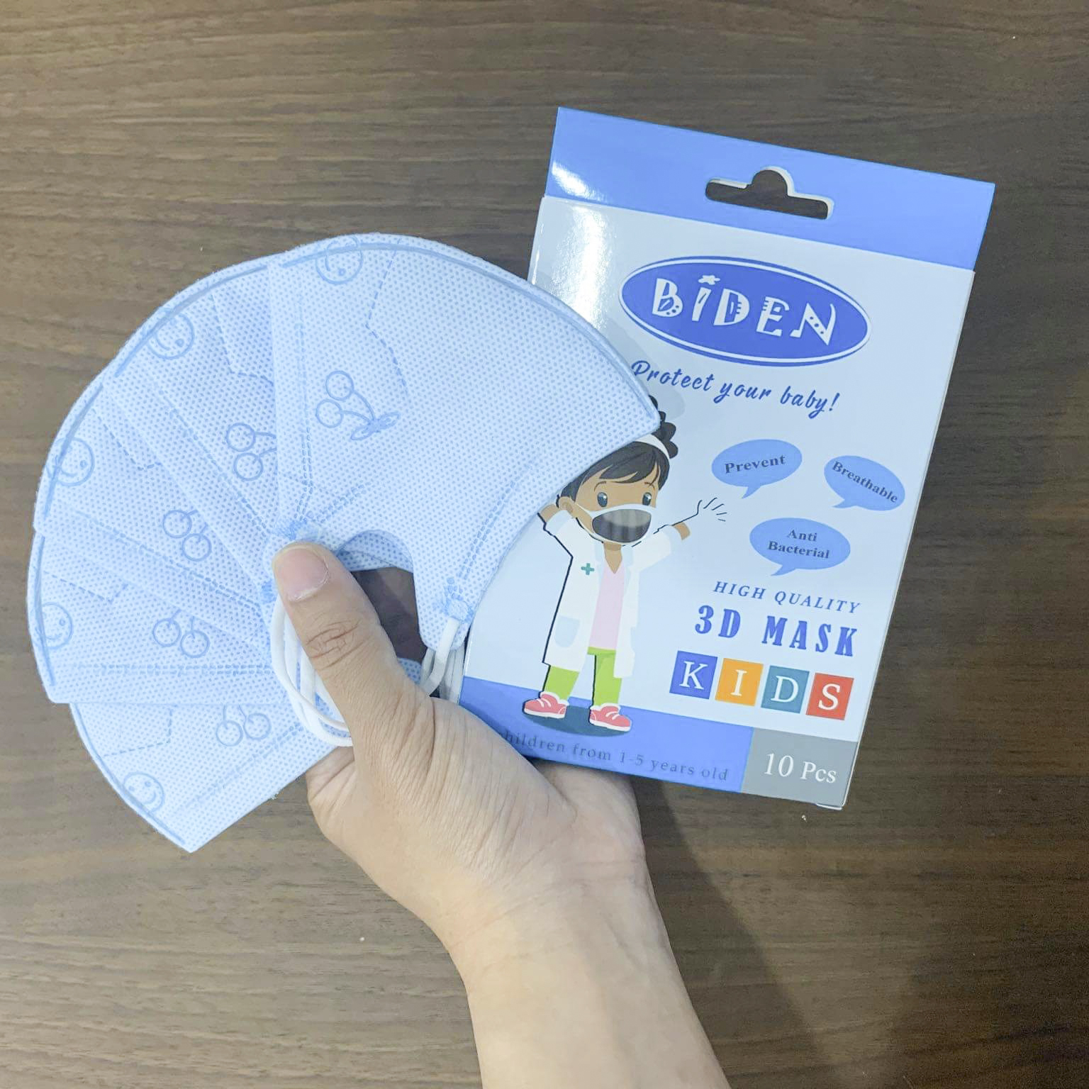 [ GIÁ RẺ SỐ 1 ] Khẩu Trang 3D Cho Bé - hộp 10 chiếc