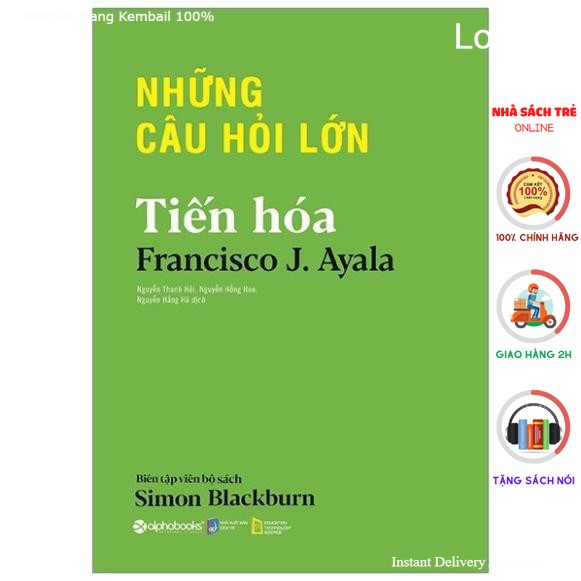 Sách Alphabooks - Những Câu Hỏi Lớn Tiến Hóa