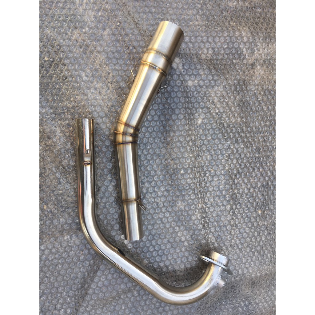 Cổ Pô 2 khúc from Stb và Wrx dành cho Satria Fi Raider Fi , winner sonic Chuẩn inox 304 , mối hàn rất đẹp