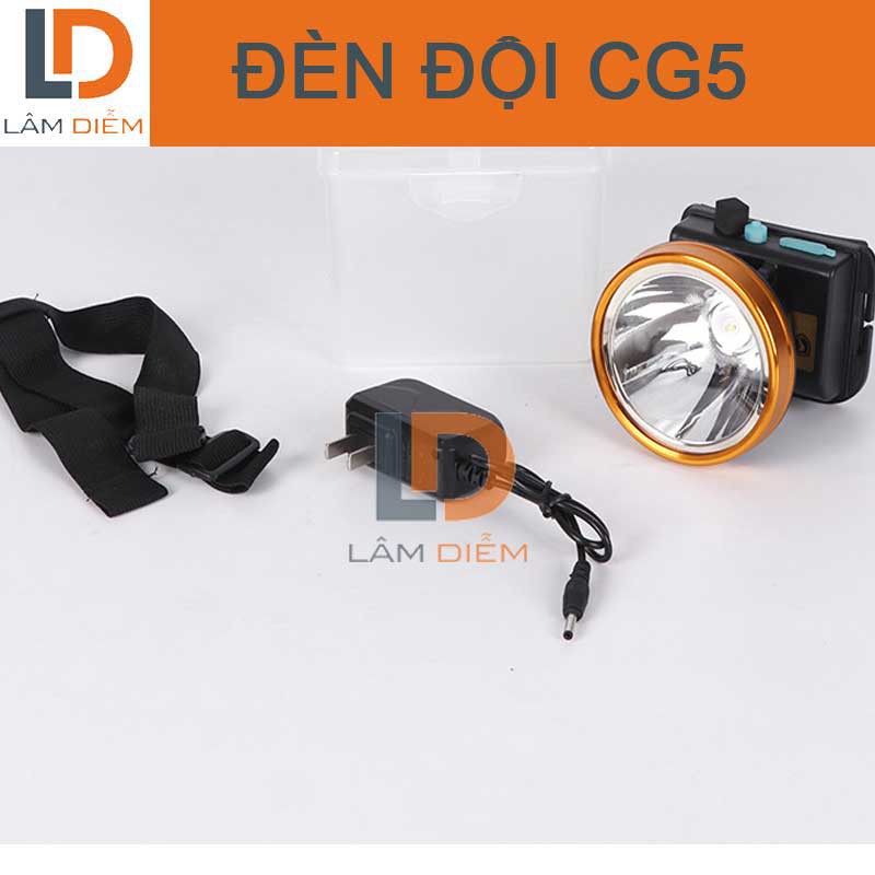 Đèn đội pin sạc siêu sáng chóa 80mm A5