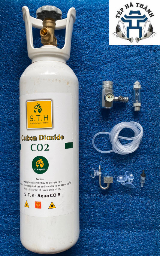 [Hoàn Tiền 10%] Bình Co2 3Kg Full Bộ Van Cơ Mufan