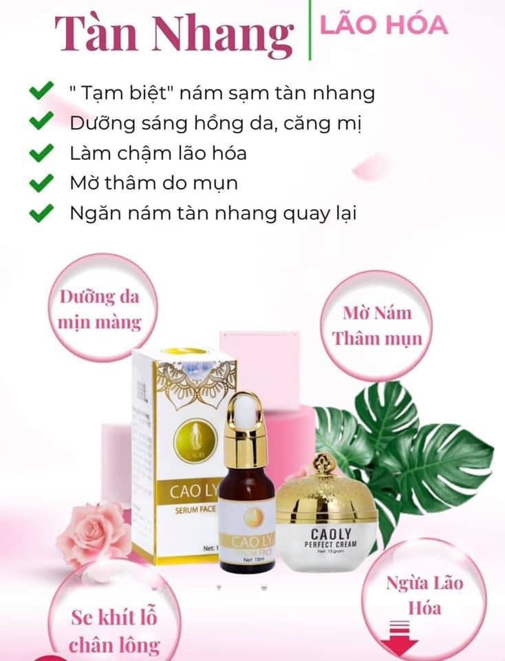 [CHÍNH HÃNG] COMBO SÊRUM +KEM BÔI CAO LY