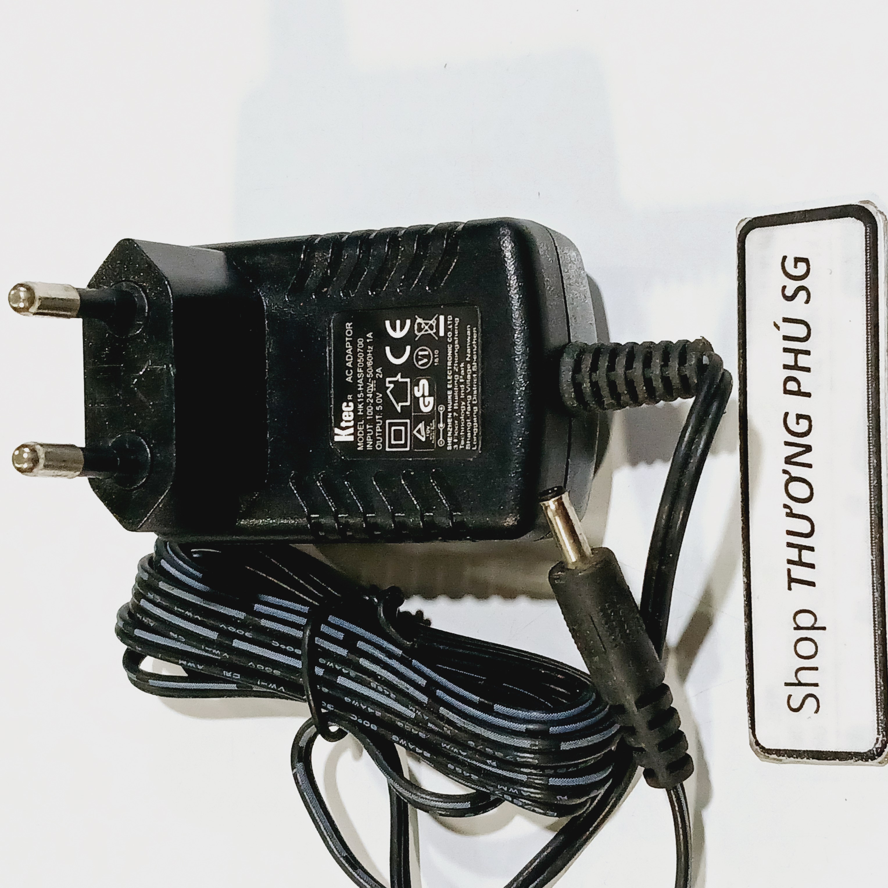 Nguồn Adapter DC 5V - 2A (Đầu 3.5mm X 1.35mm) (Nhiều hiệu khác nhau)