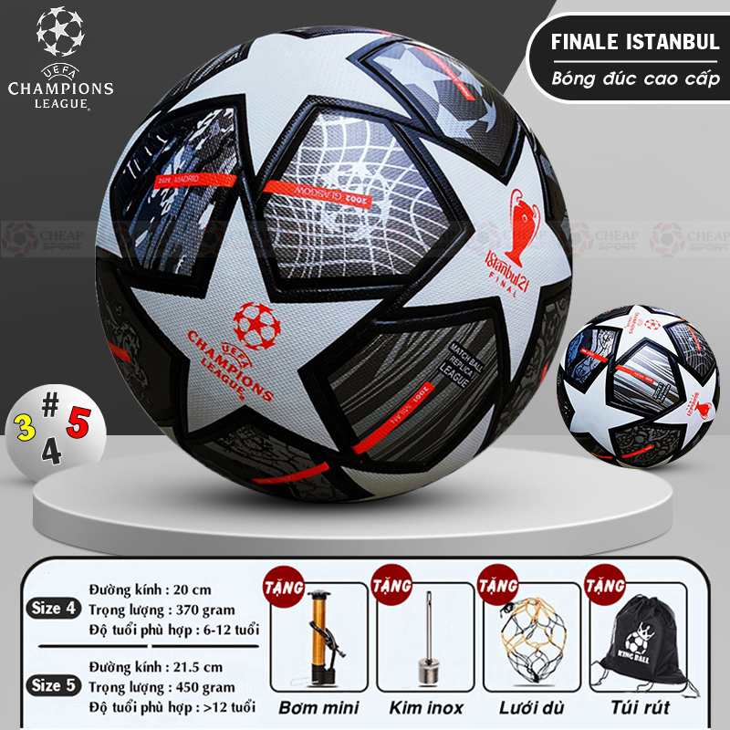 Bóng Đá Số 3 4 5 Champions League Cúp C1 Châu Âu Số Số 3 4 5, Trái Banh Da Đúc Dán Ngoại Hạng Anh Euro 2024 Đủ Size Trẻ Em Người Lớn Thi Đấu Sân Cỏ Nhân Tạo Và Sân Cỏ Tự Nhiên