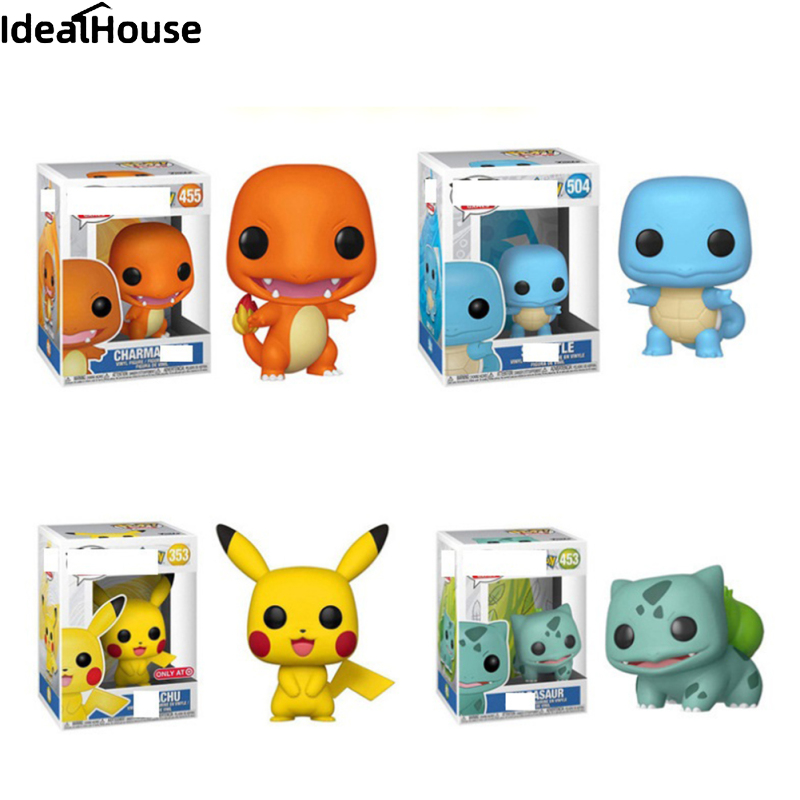 IDealHouse Hot Sale Pop Pokemon Figure Doll Toys Pikachu Bulbasaur