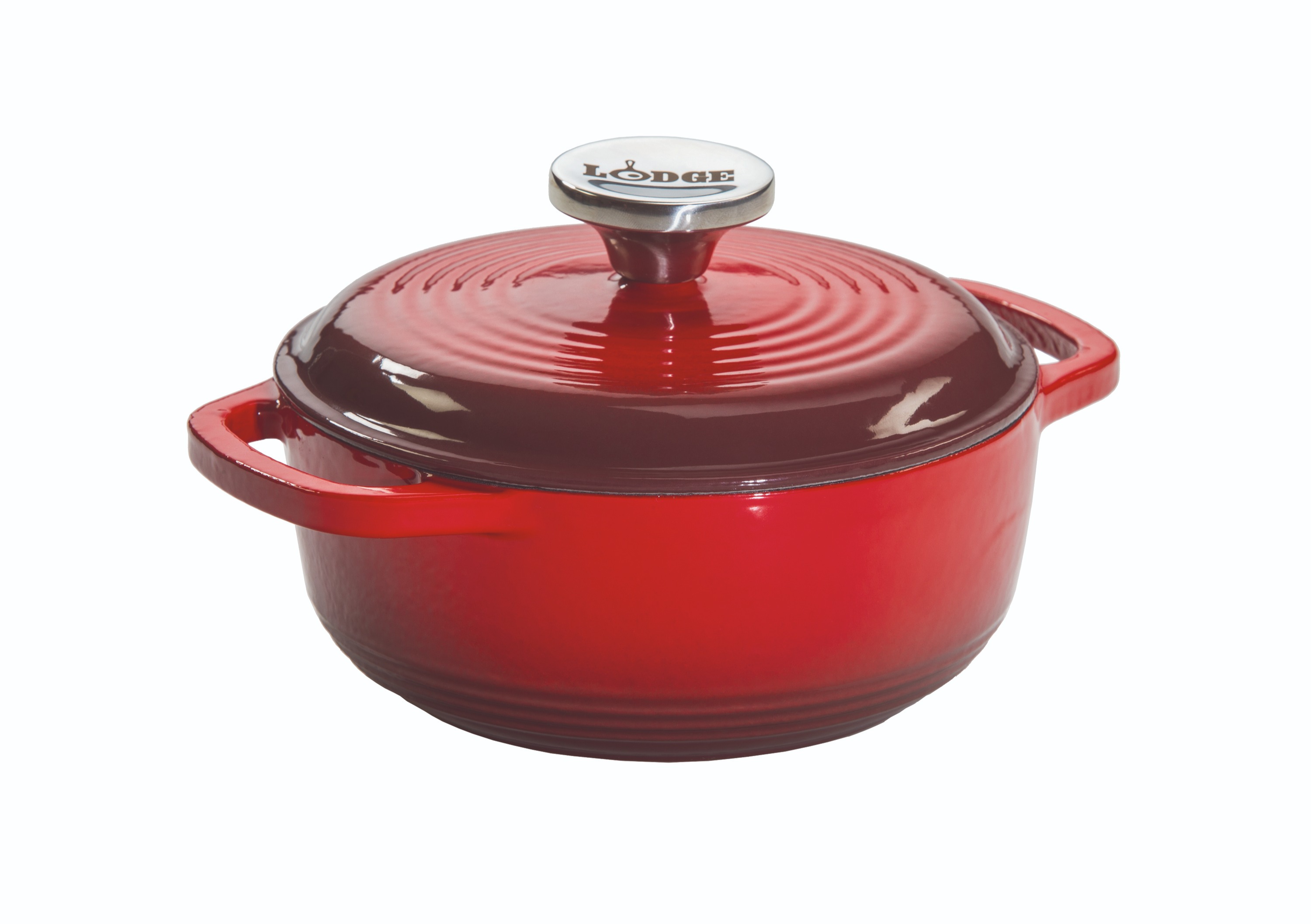 Lodge - Ceramic dutch oven - Red - 1.5L