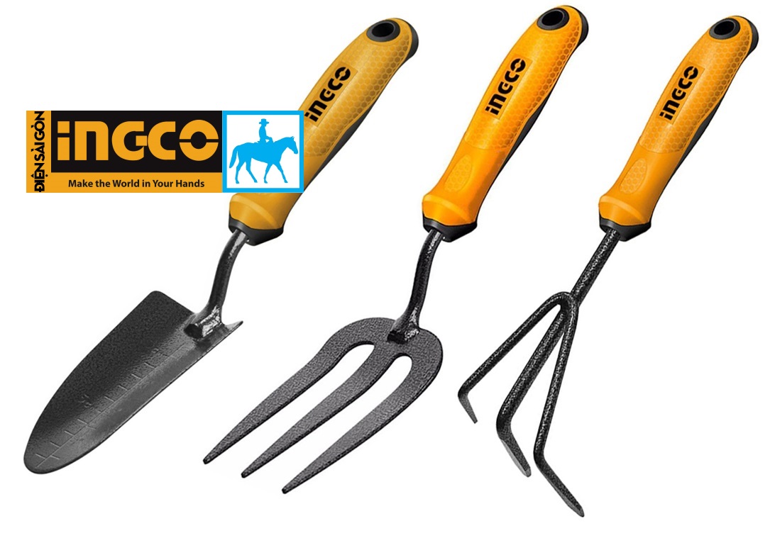 Dụng cụ cây xới đất làm vườn 320mm INGCO HFTF38