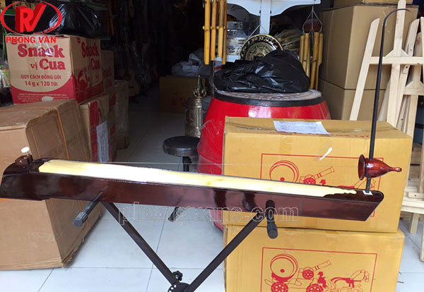 Đàn bầu điện thẳng gỗ mun