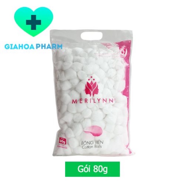 Bông viên tiện dụng Merilynn 80g