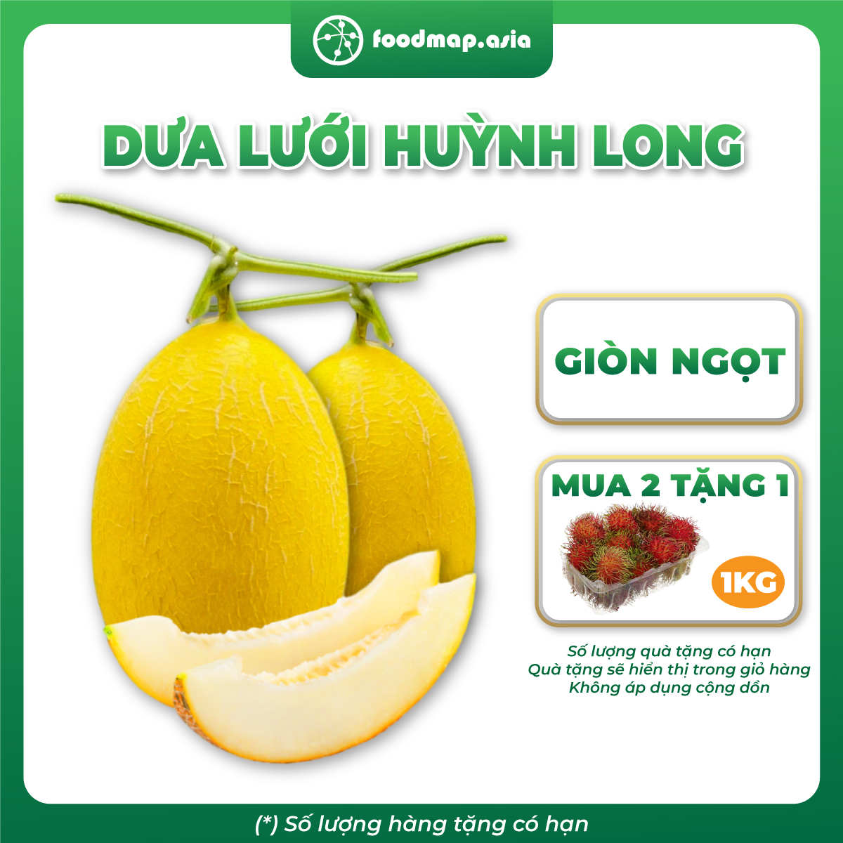 Dưa Lưới Huỳnh Long - Foodmap Fruits