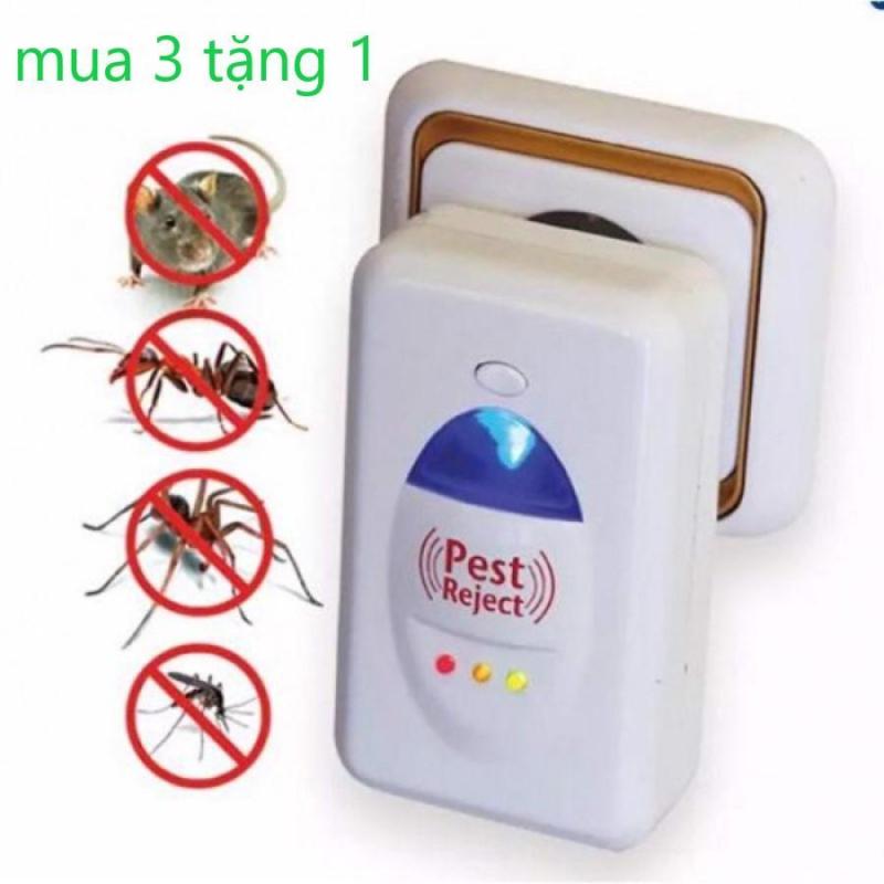 Bảng giá Đèn bắt muỗi, Thiết Bị Đuổi Muỗi, Chuột, Gián Mối Mọt Pest Reject Thế Hệ 3 Sống Âm Tần Số 0,80 Hz, Bảo Hành Uy Tín 1 Năm Mã 539