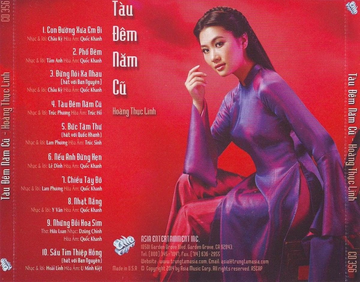 Bộ 5 đĩa CD nhạc Hoàng Thục Linh 1