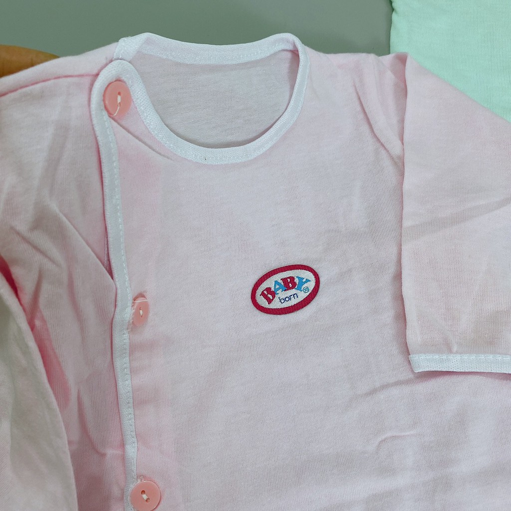 [bán lẻ chiếc] Áo sơ sinh dài tay baby born
