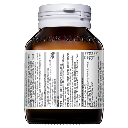 Viên bổ mắt Blackmores Macu-Vision  (Chai 30 viên)