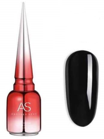 Sơn gel as đen 15ml - chai đỏ