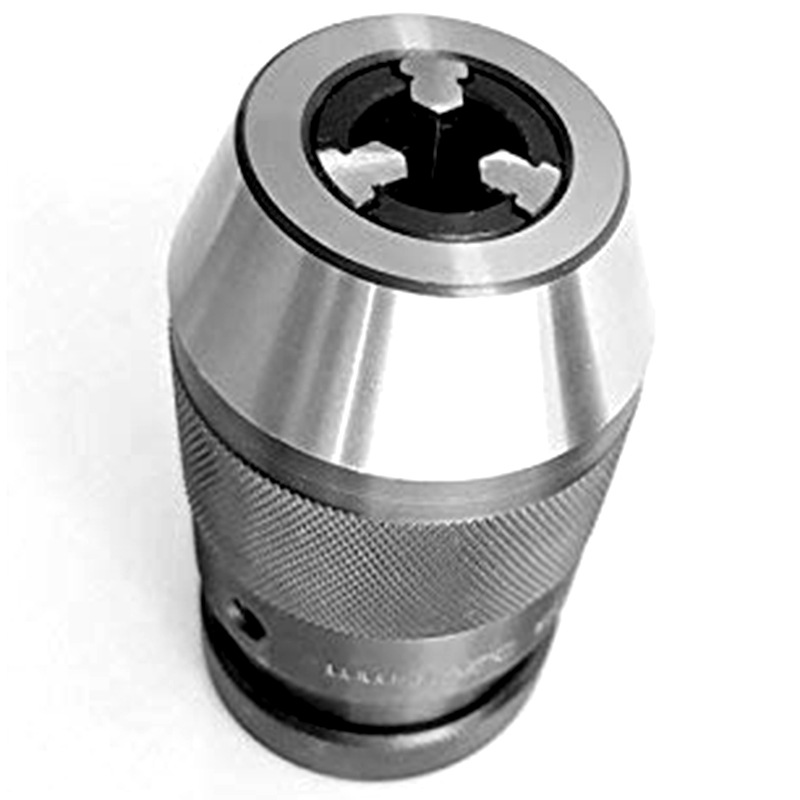 Keyless Drill Chuck 0.216mm B18 + MT3 M12 DIN228A Morse Taper Arbor