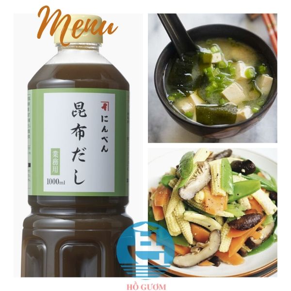 Xốt tảo bẹ Kombu Dashi (Ninben) 1L (SS213)