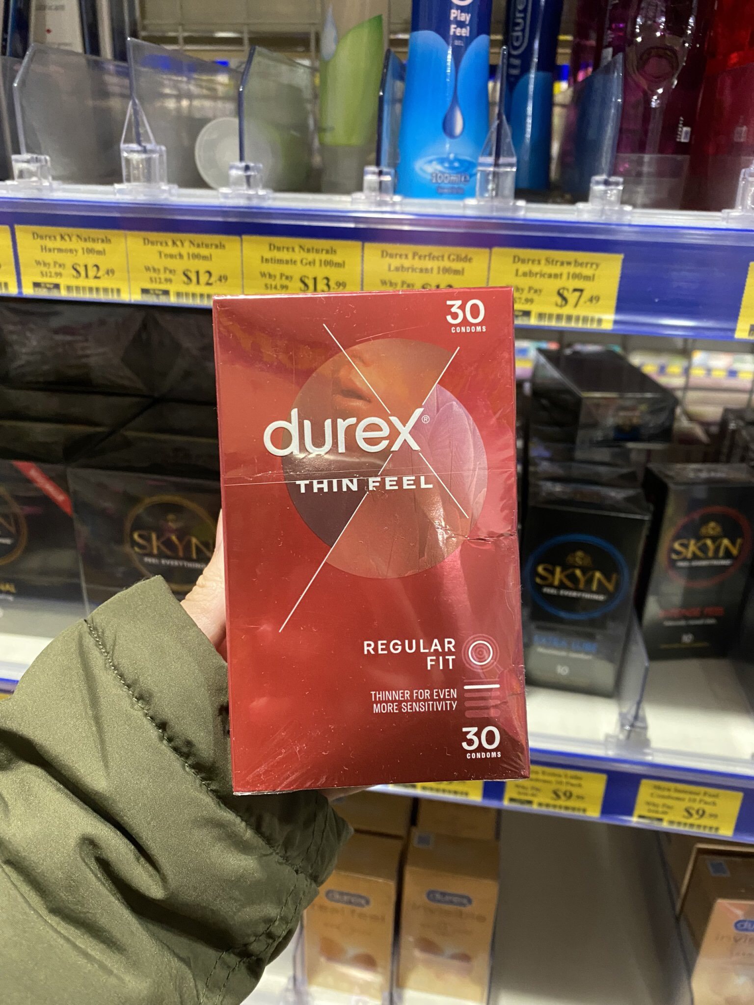 [HCM]Bao cao su Durex Fetherlite 20% Thinner Than Regular Condoms 30 bao