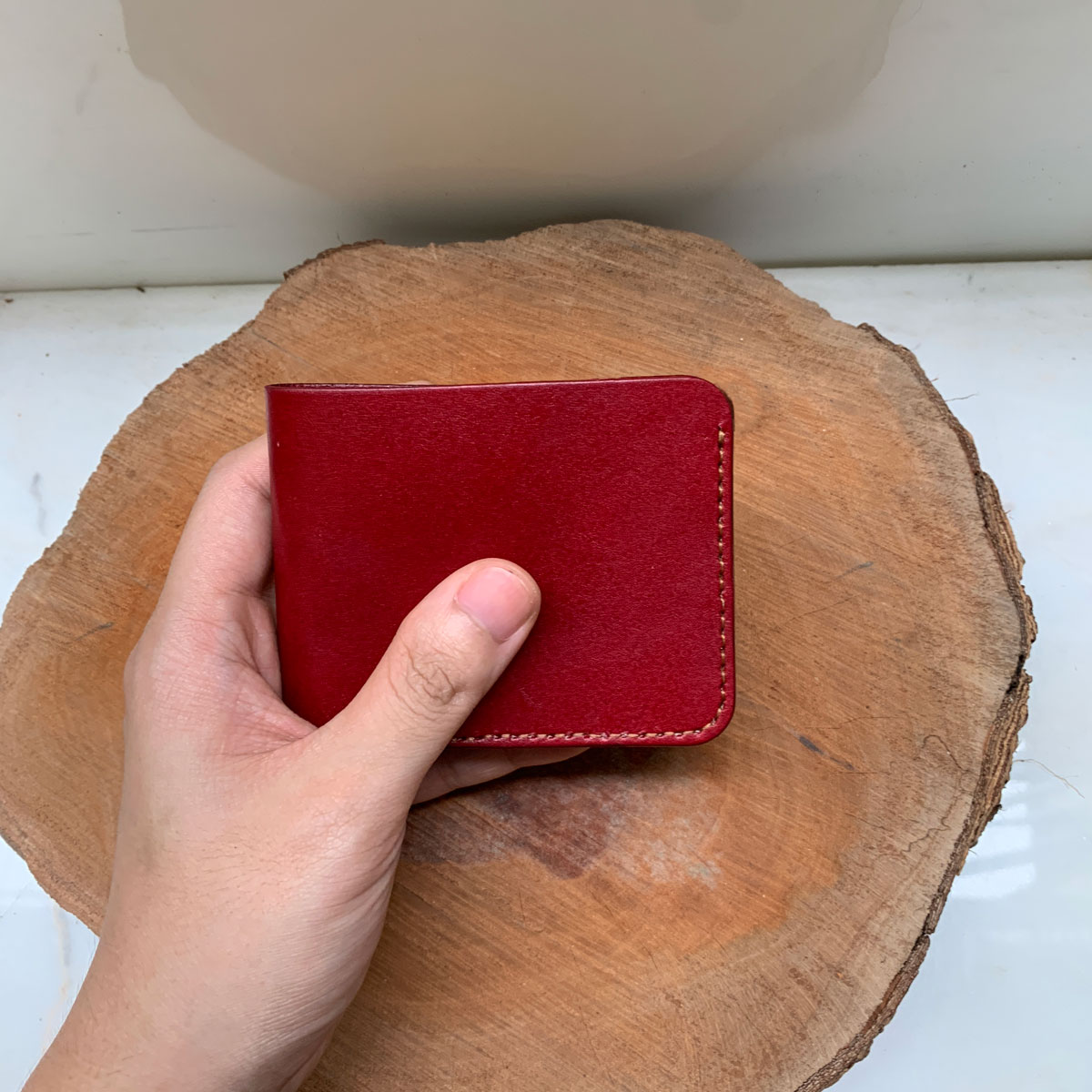 Ví da nam cao cấp, đồ da handmade, da nhập khẩu