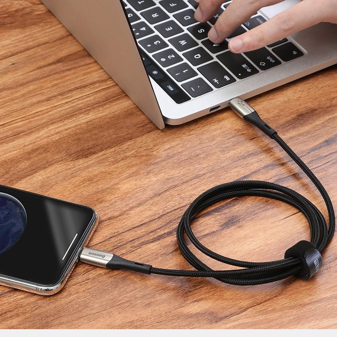 [ PD 20W 1.3m ] Cáp Sạc Nhanh PD Type C to Lightning Baseus water drop Data PD (20W C to iPhone Cable)
